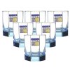 Luminarc法国弓箭(ARC)乐美雅 凝彩冰蓝啤酒杯烈酒杯玻璃杯水杯茶杯300ML(六只装)J4389不保温