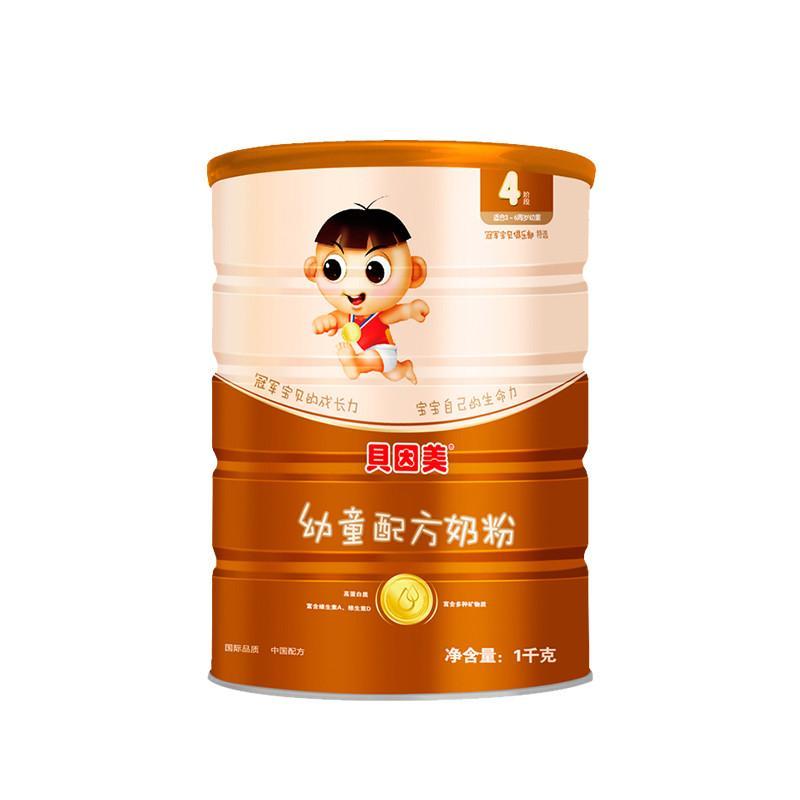 贝因美童享幼童配方奶粉(3-6岁,4段)1千克