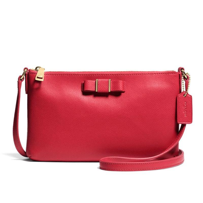 蔻驰（COACH）金属链条包 小号女包/箱包 美国直邮 52698_红色