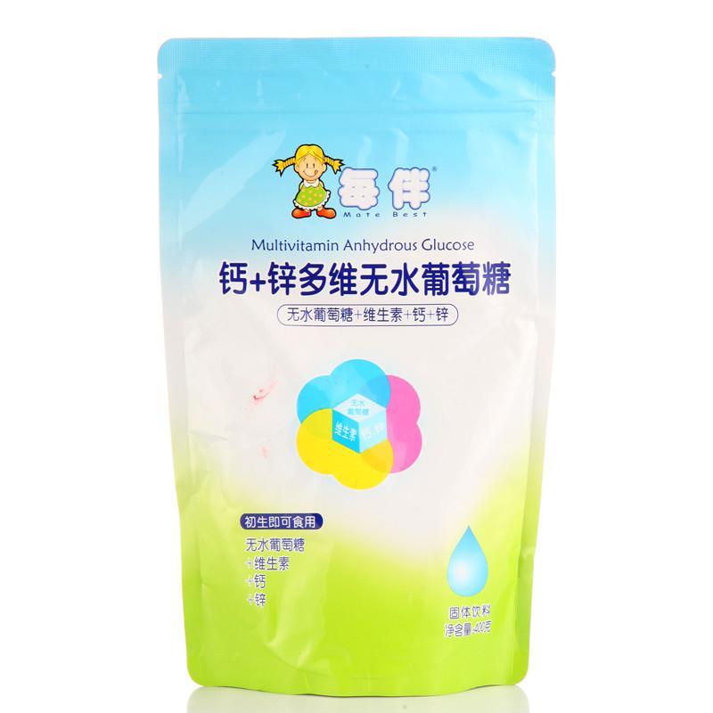 每伴(Mate best)钙+锌多维无水葡萄糖400g
