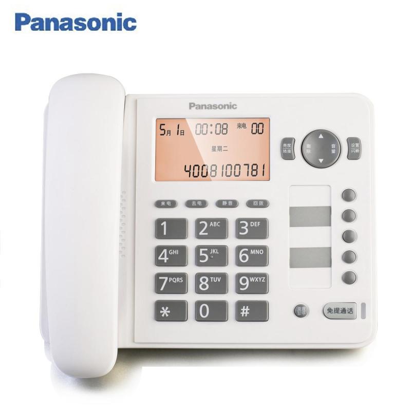 松下(Panasonic) 电话机 KX-TS398CN 办公 家用 固定电话座机 来电报号 白色