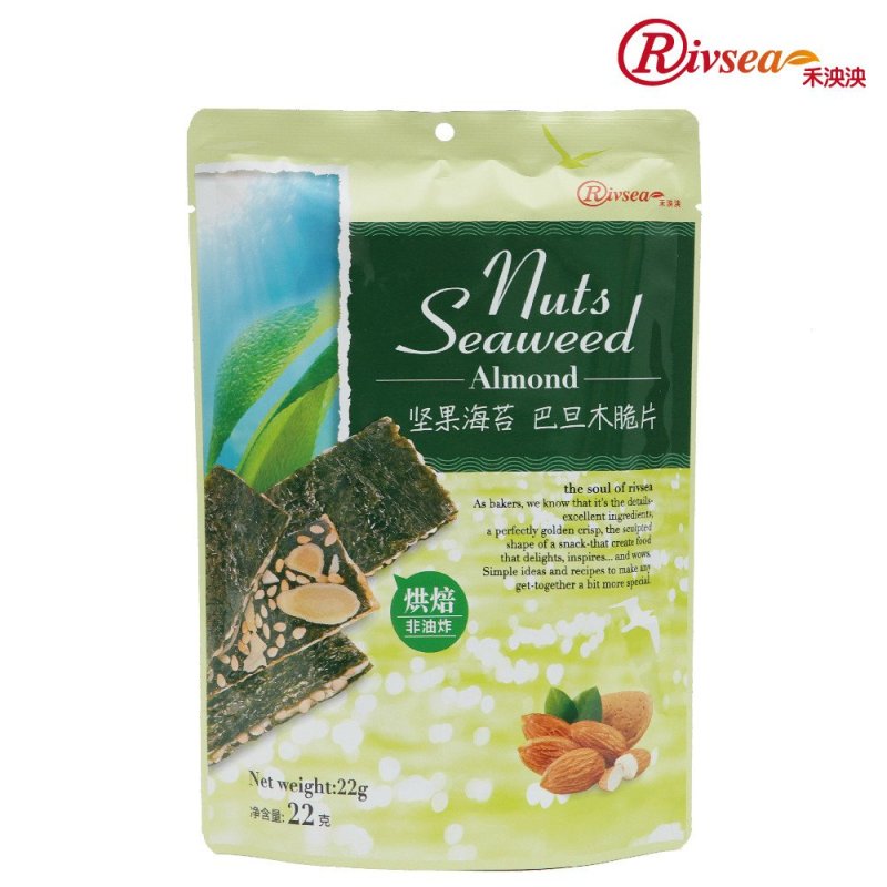 Rivsea禾泱泱坚果海苔巴旦木脆片