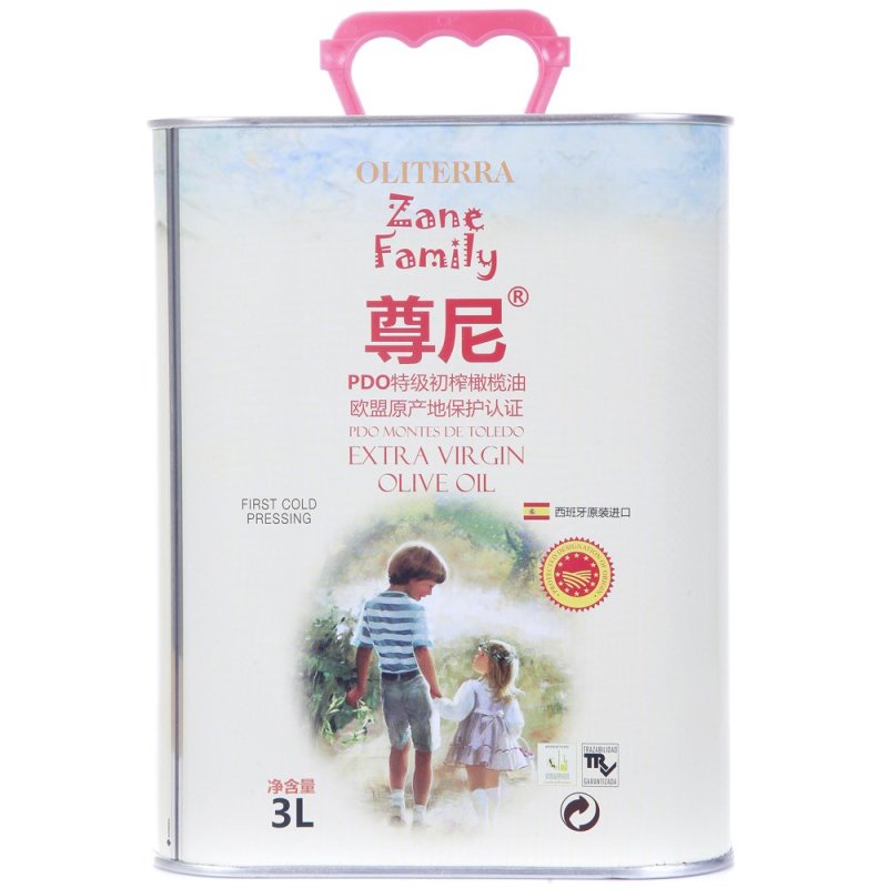 尊尼 PDO特级初榨橄榄油 3L 西班牙原装进口