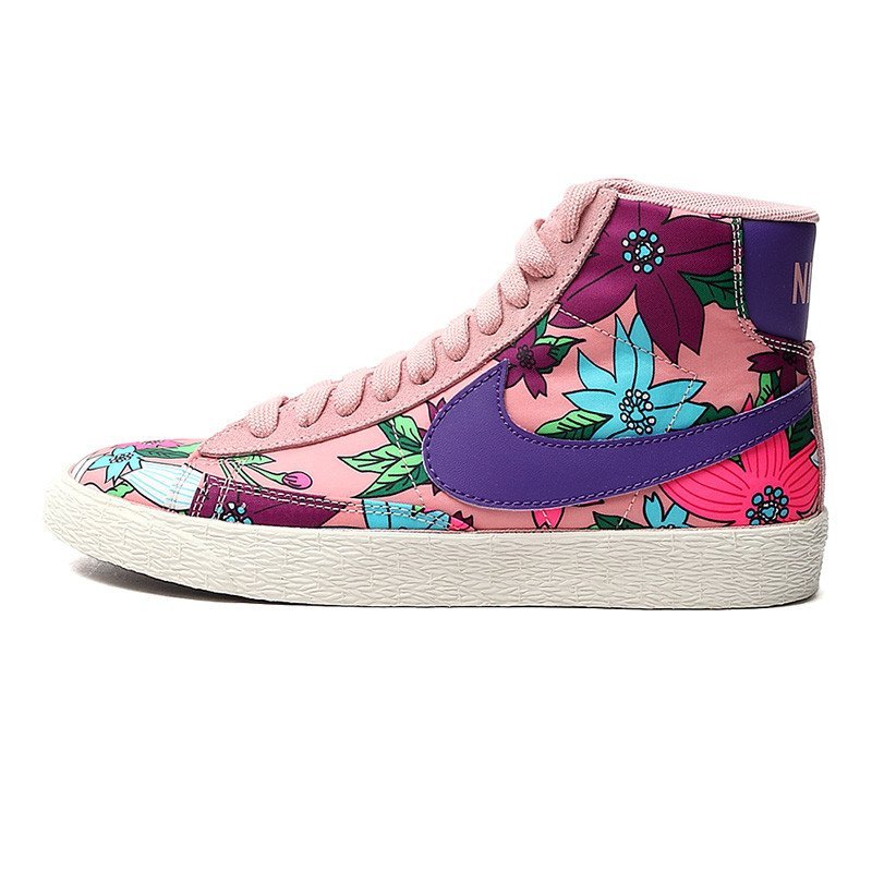 耐克nike 女15秋款 花卉板鞋725084-001-600-601 725084-600 36码