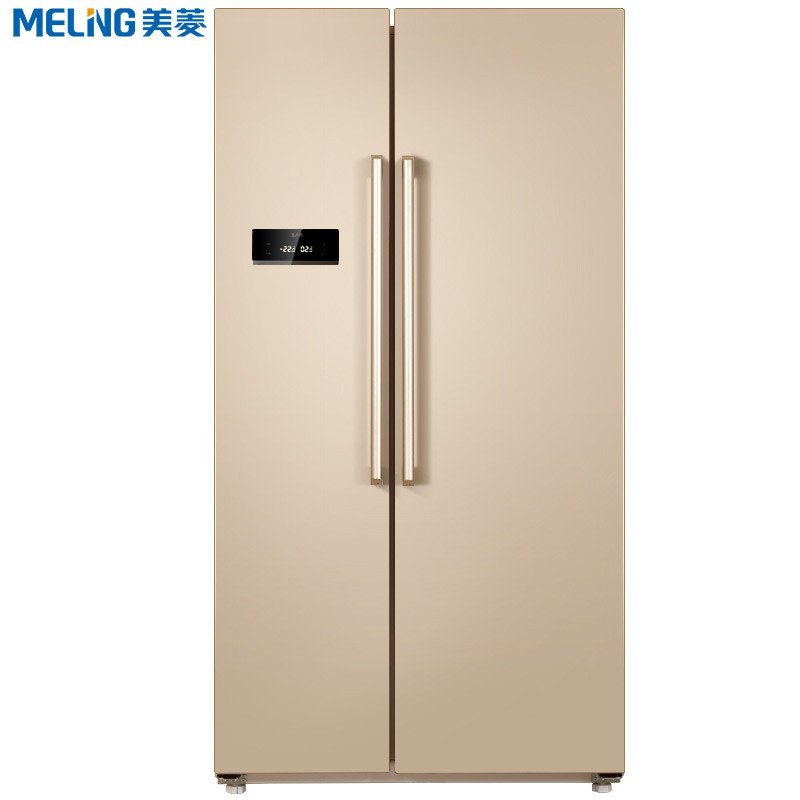 美菱（Meiling） BCD-563Plus 563升 风冷变频 对开门冰箱 （玫瑰金）