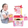 澳贝(AUBY) 益智玩具 仿真声光女孩过家家 妙趣多洗衣机 464202