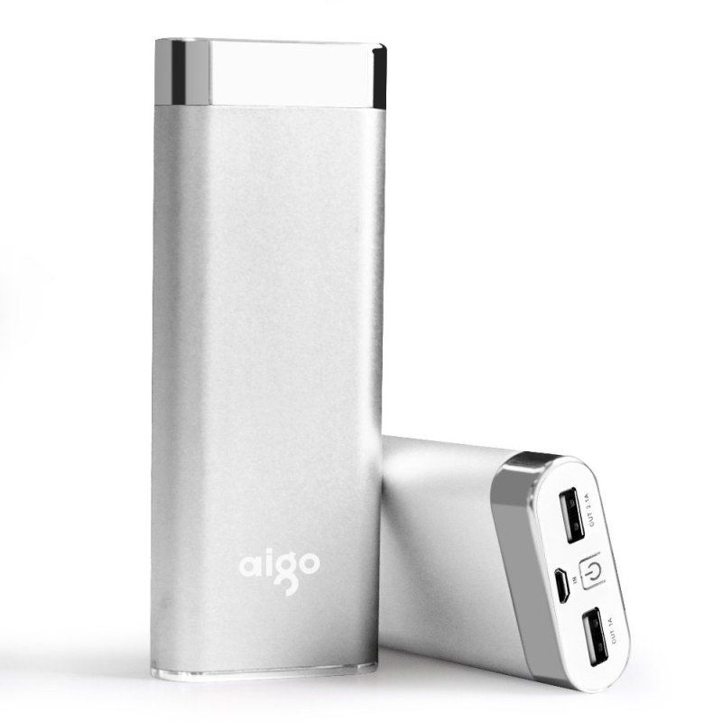 aigoL160 银色 16000mAh 正品移动电源/充电宝 手机平板通用