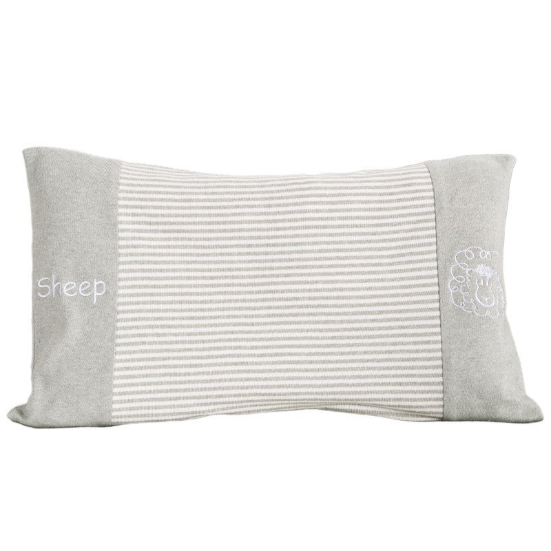 凯芙兰婴幼儿彩棉卡通枕30cm*50cm 彩棉绿色