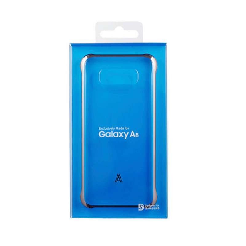 三星A8原装手机壳 保护套 金色Anymode A8 Clear Case（金色）