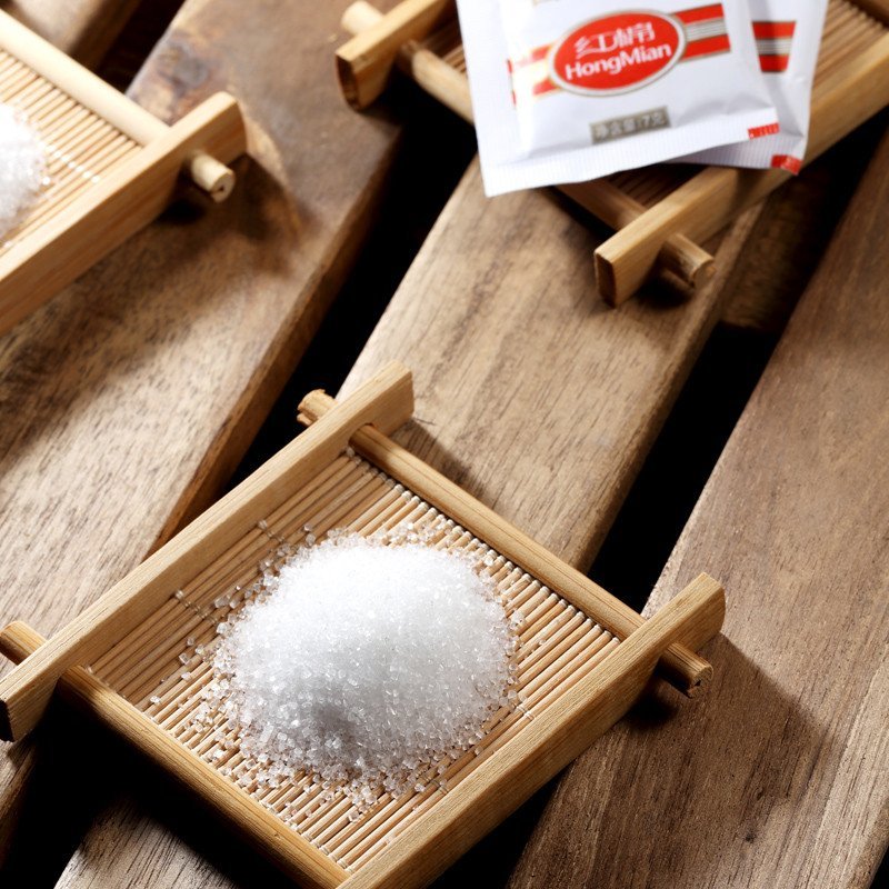 红棉优级白砂糖包(小中文)7g*2000小包整箱 奶茶咖啡调白糖包