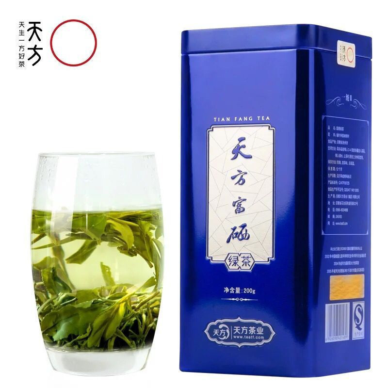 2025年新茶春茶安徽天方茶叶200g一级硒茶绿茶春茶 雨前高山手工炒青绿茶 小罐装茶叶安徽天方茶叶石台硒茶