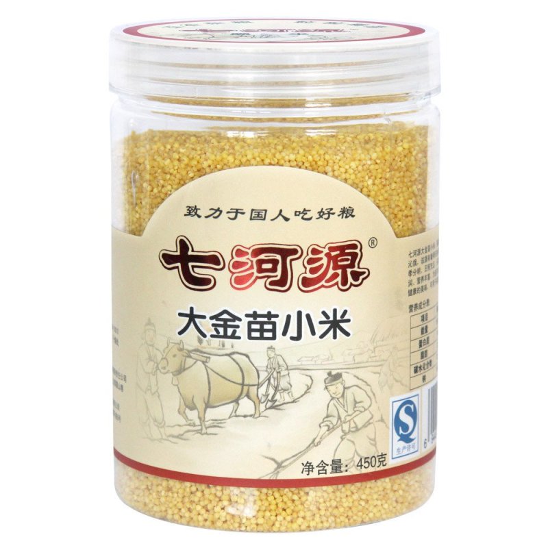 【苏宁易购超市】七河源 大金苗小米 450g