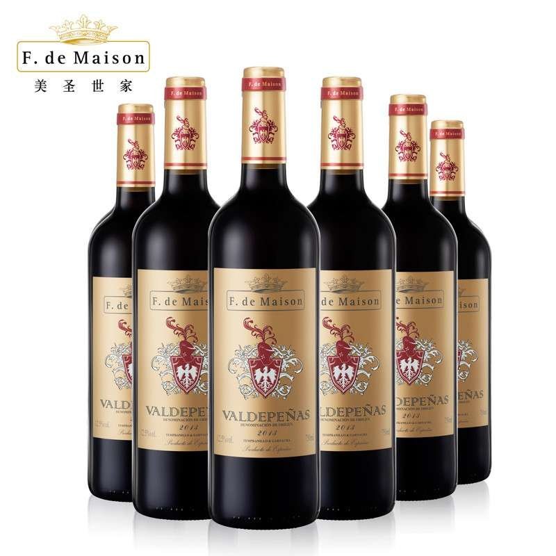 美圣世家紫罗兰骑士干红葡萄酒750ml*6