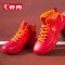 乔丹篮球鞋新款男鞋高帮减震战靴运动鞋耐磨篮球鞋XM3550126 乔丹红/亮橘 39码