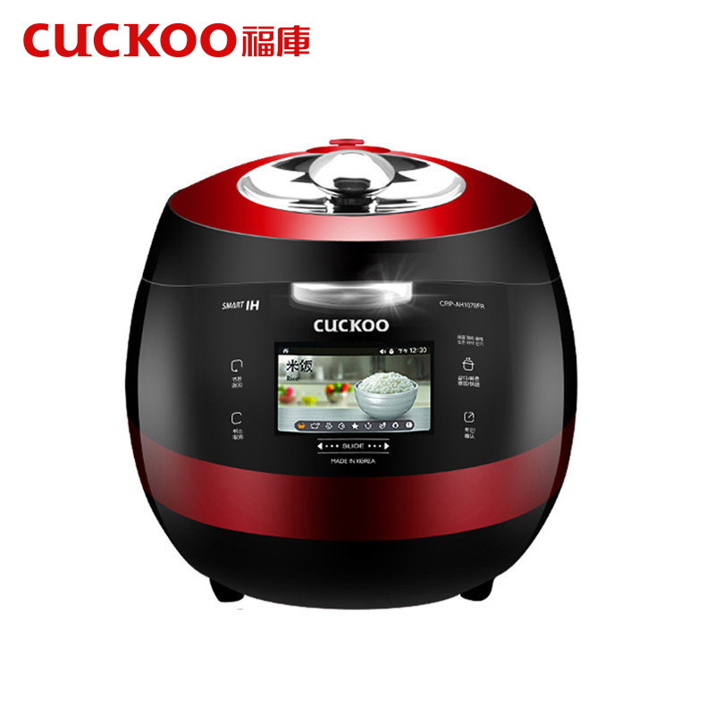 韩国原装进口CUCKOO/福库CRP-AH1078FR彩屏智能高压电饭煲5L