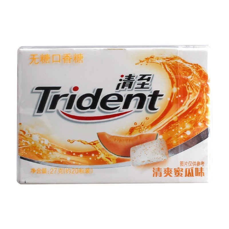 清至无糖口香糖清爽蜜瓜味20粒装