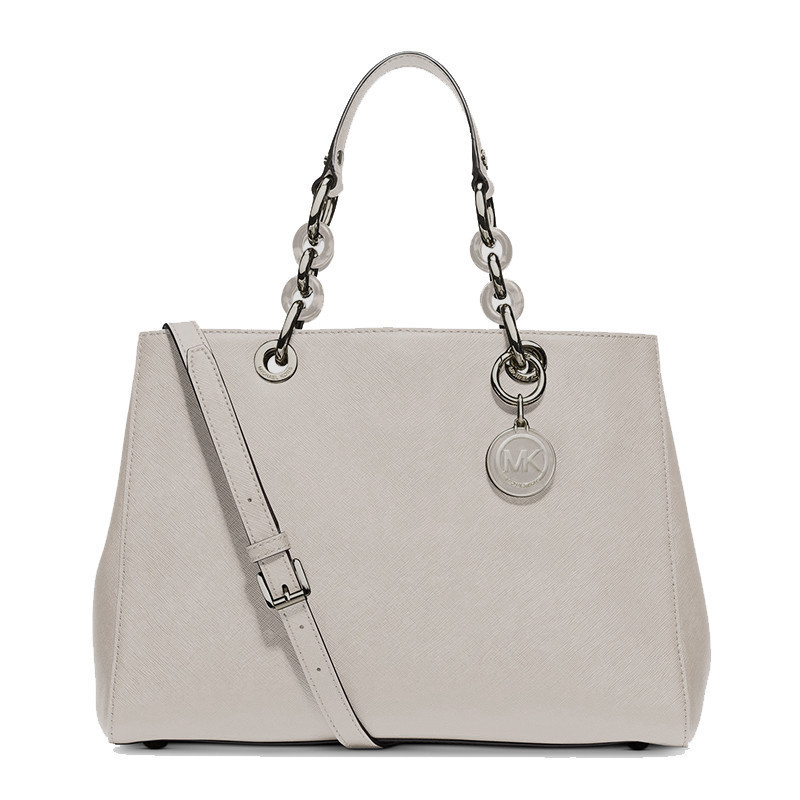 迈克.科尔斯(MICHAEL KORS)女包 牛皮戴妃包中号单肩手提多用女包 多色选 30S3TCYS2L 灰色