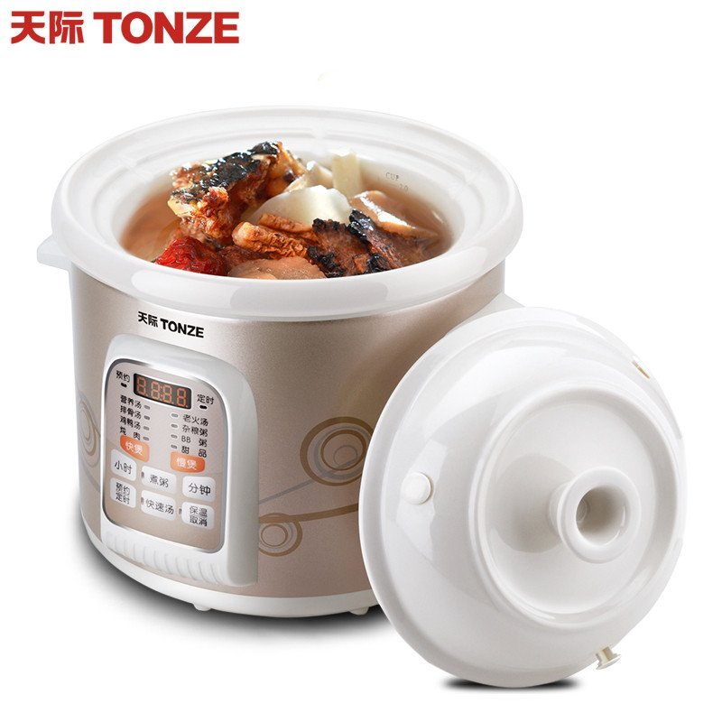 天际(TONZE)DGD40-40CWD电炖锅香槟金色