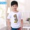 纳兰小猪童装2015男童韩版短袖T恤 110-160 160cm 白色船锚口袋短袖