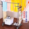 宝优妮室内晾衣杆落地 晾衣架加厚阳台双杆挂衣架不锈钢晾晒架
