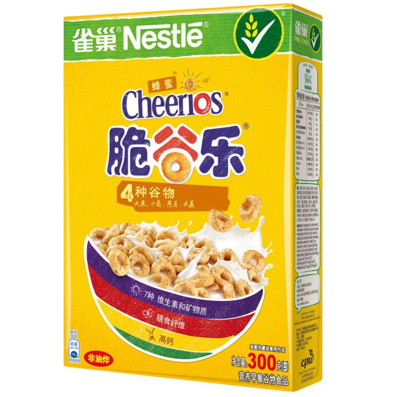 雀巢蜂蜜脆谷乐谷物早餐300g