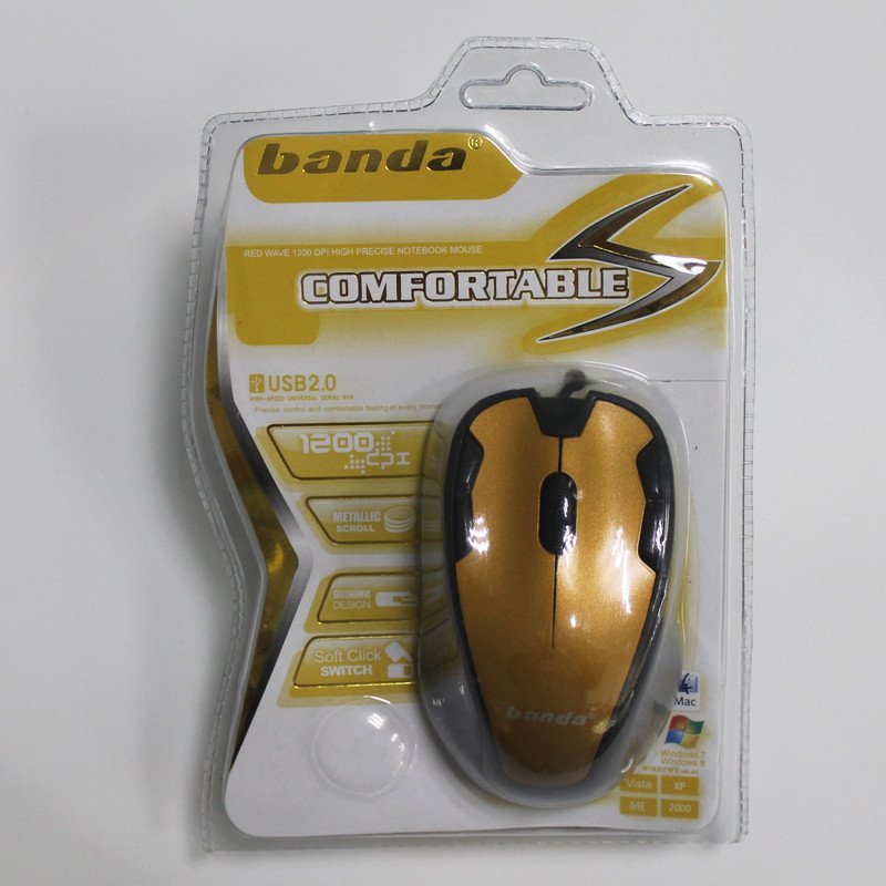 班达(banda)q豆鼠标 多款式办公 游戏鼠标 usb接口鼠标