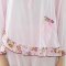 心仪树 2015秋季韩版新品女士睡衣休闲时尚公主花朵家居服套装 XL HX-提花紫色
