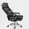 品仪 老板椅真皮电脑椅 家用办公椅子 可躺高档大班椅牛皮靠背椅子 【黑色】头层牛皮
