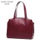 颂菲 真皮2015冬季款子母包 牛皮时尚手提包 笑脸包 酒红色53L112-1R