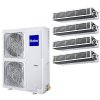 海尔（Haier）RFC140MXSAVA(G) 三室一厅90~120㎡ 家用中央空调超薄一拖四