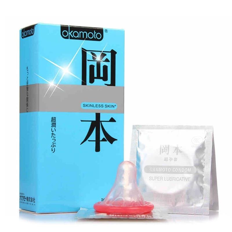 冈本超润滑10只装避孕套超薄安全套 成人情趣计生性用品