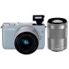 佳能(Canon) EOS M10 微单双镜头套机（灰）