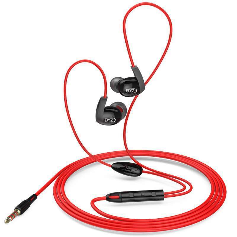 BYZ K6 红色 3.5接口全能耳机