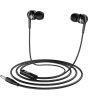 BYZ S601 黑色 手机平板耳机入耳式 线控通用面条耳塞