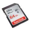 闪迪(SanDisk)SD卡64g相机内存卡 class10高速SD卡SDXC松下佳能数码相机存储卡 读取140M/s