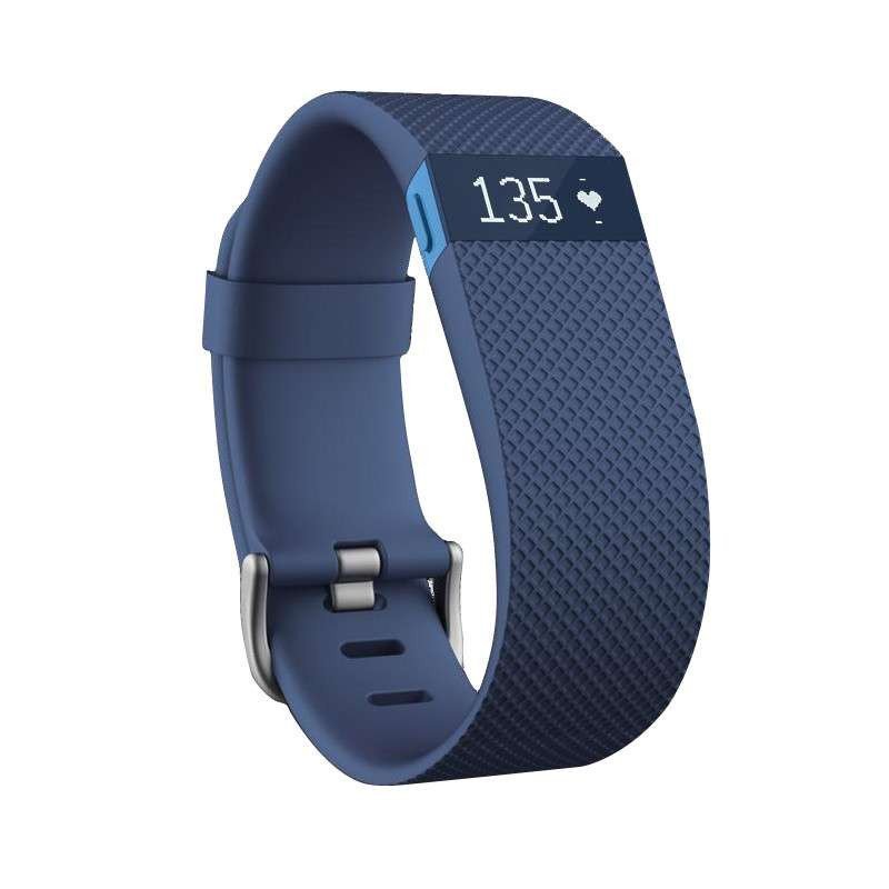 Fitbit Charge HR 智能乐活心率手环 心率实时监测 自动睡眠记录 来电显示 运动蓝牙手表计步器 蓝色 小号