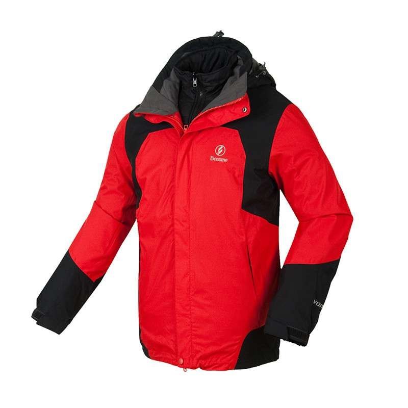 beaume北客男款三合一冲锋衣 大红 AA0472H