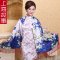 上海故事15新款专柜正品高档真丝拉绒双层桑蚕丝 秋冬保暖女士披肩围巾 清幽木兰花
