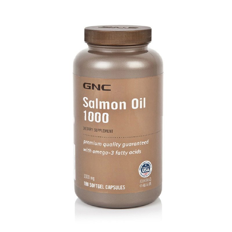 GNC/健安喜 鲑鱼油软胶囊 180粒