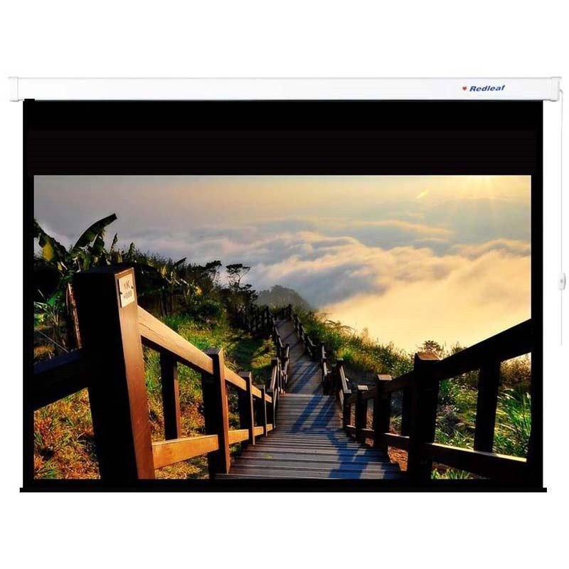红叶(Redlesf）120英寸16:9电动玻珠幕布