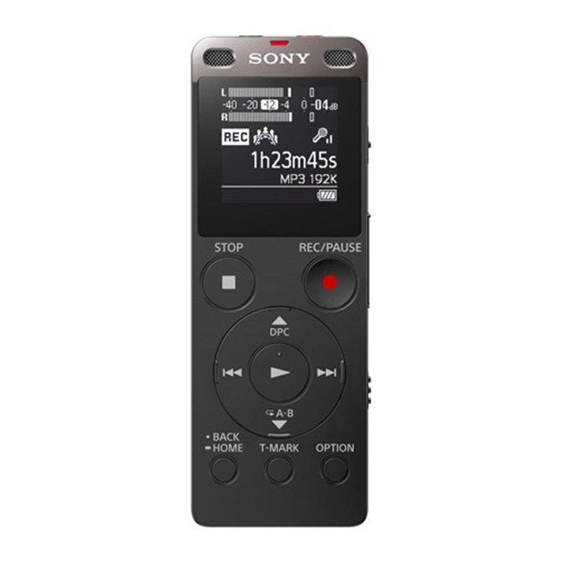 索尼（SONY）ICD-UX560F （黑色） 数码录音棒 高质量数码录音笔 线性PCM/MP3录音格式 焦点 & 宽广立体声录音功能