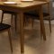 木帆 餐桌 实木餐桌椅组合 日式餐台 北欧家具小户型饭桌 实木餐桌 1.3m一桌六椅【出口版】