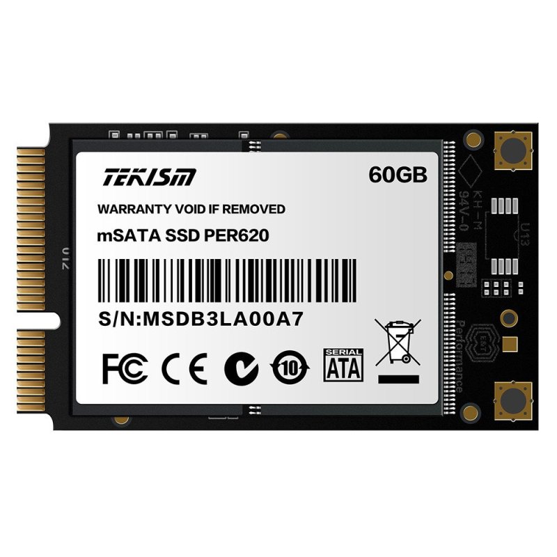 特科芯（TEKISM）PER620 60G mSATA 固态硬盘