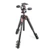 曼富图MANFROTTO MK190XPRO4-3W 单反相机云台铝合金三脚架套装