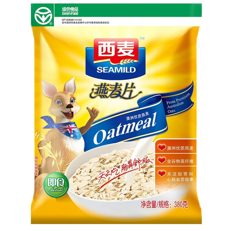 西麦纯燕麦片380g
