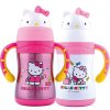 Hello Kitty 凯蒂猫 萌趣儿童学饮杯 不锈钢 白色220ML