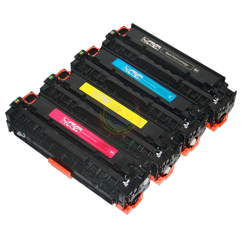 耐美印 适用HP400 易加粉彩色硒鼓一套 CE410 惠普 M351a M375nw M451dw打印机 HP305a 彩色一套