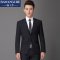霸王车BAWANGCHE男装TZ1088男士套装2016商务休闲职业正装西服结婚礼服韩版修身西装男衣服裤子两件套