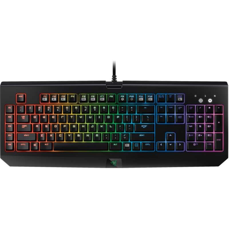 雷蛇（Razer）BlackWidow Chroma 黑寡妇蜘蛛幻彩版 机械键盘