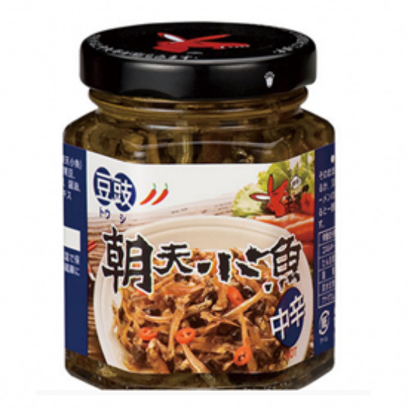 【苏宁自营】 老骡子 豆豉朝天小鱼 240g 台湾进口